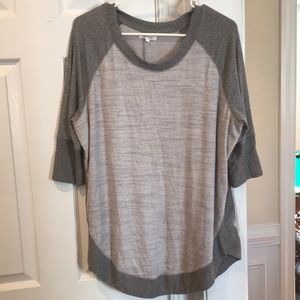Two tone grey Maurice’s sweater